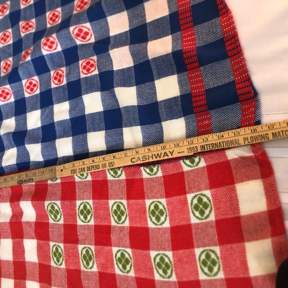 Handmade Colourful Checkered Fabric Tablecloth - Picture 5 of 15